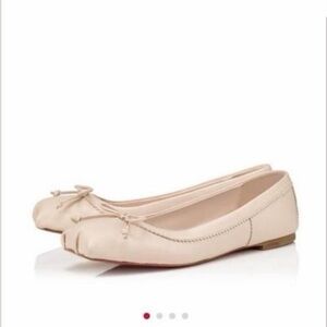 Christian Louboutin Cream Ballet Flats
